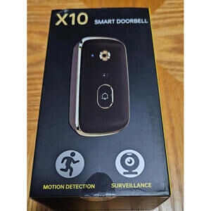 New X10 Smart WiFi Video Doorbell W/Chime - Night Vision, Battery